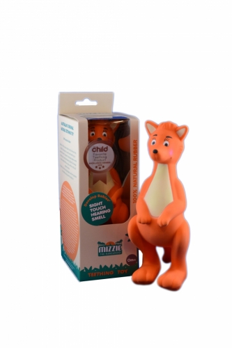 Image of Mizzie the Kangaroo Baby Teething Toy